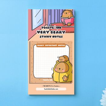 Bear Sticky Notes | Cute Stationery, 5 of 5