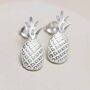 Sterling Silver Pineapple Studs, thumbnail 1 of 4