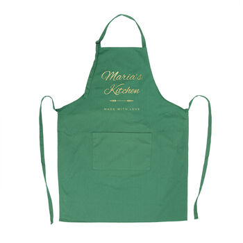 Personalised Made With Love Cotton Apron, 8 of 8