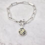 Silver Dalmatian Jasper March Birthstone Bracelet, thumbnail 1 of 3