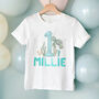 Personalised Underwater Theme Kids Birthday T Shirt, thumbnail 1 of 5