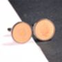2008 18th Birthday One Penny Coin Cufflinks, thumbnail 2 of 5