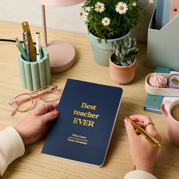 Personalised Teacher Gift Softback Notebook, 3 of 7