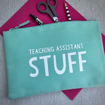 Personalised Teacher Stuff Pencil Case/Pouch, 2 of 5