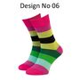 High Quality Cotton Mix Multi Colour Striped Socks, thumbnail 3 of 12