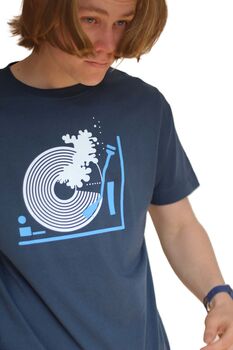 T Shirt For Music Lover With Sound Wave Design, 3 of 5