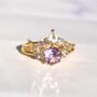 Selene Lavender Amethyst Ring Set In Sterling Silver, thumbnail 8 of 11