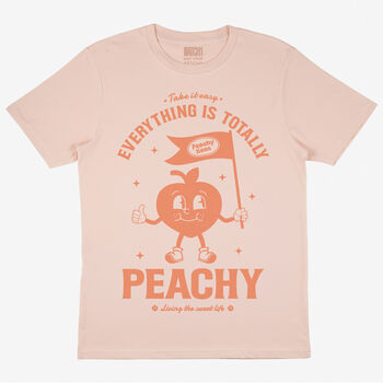 Everything Is Peachy Women’s Graphic T Shirt, 3 of 3
