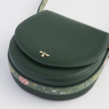 Into The Woods Green Saddle Bag, 5 of 5