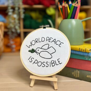 Dick Bruna Peace Is Possible Embroidery Kit, 3 of 3