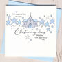 Personalised Boy's Christening Card, thumbnail 1 of 1