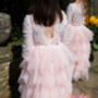 Coco In Blush/Apricot ~ Flower Girl Dress Or Party Dress, thumbnail 6 of 7