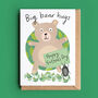 Bear Hugs Father's Day Card, thumbnail 1 of 2