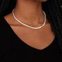 Sterling Silver Heavy Snake Chain Necklace – 16in To 20in, thumbnail 4 of 9