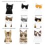 Personalised Christmas Cat Multiple Breeds Card, thumbnail 3 of 3