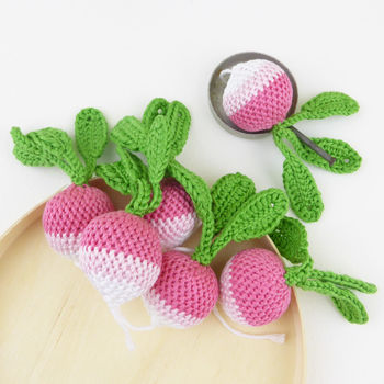 Radish Soft Toy Crochet Pretend Play, 2 of 5