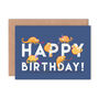 Happy Birthday Chameleon Card, thumbnail 2 of 2