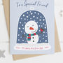 Special Friend Personalised Snowman Christmas Card, thumbnail 2 of 2