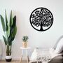 Round Wooden Tree Of Life Timeless Wall Art Decor, thumbnail 12 of 12
