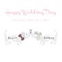 Doggy Happy Wedding Day Greeting Card, thumbnail 2 of 2