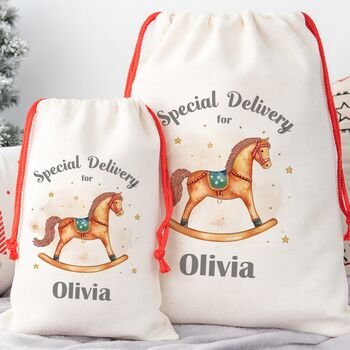 Rocking Horse Christmas Sack, 2 of 2