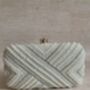 Pearl Cream Rectangular Handcrafted Clutch Bag, thumbnail 4 of 10