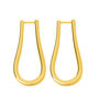 Petal Hoops Extra Large In Gold Vermeil, thumbnail 1 of 2