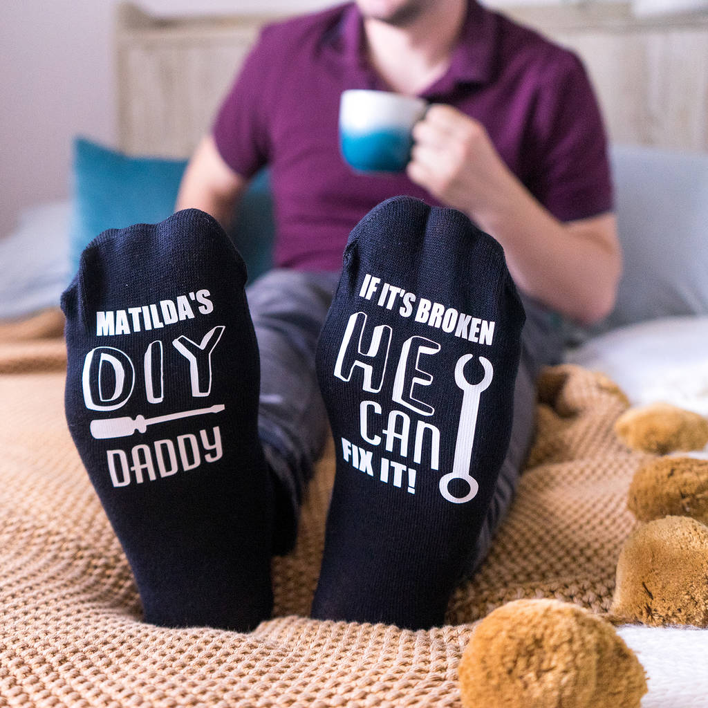 Personalised Diy Dad Socks, 1 of 5