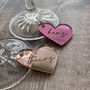 Mother's Day Heart Personalised Wine Glass Charm, thumbnail 5 of 6
