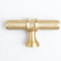 Solid Brass Knurled Kitchen Pull Handles And Knobs, thumbnail 10 of 12