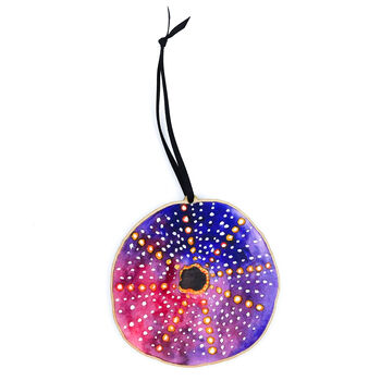 Echinozoa Sea Urchin Wooden Hanging Decoration, 2 of 4