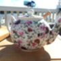 Two Cup Teapot In Ditsy Summertime Chintz Design, thumbnail 8 of 8