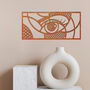 Abstract Eye Metal Wall Art Contemporary Decor, thumbnail 7 of 11