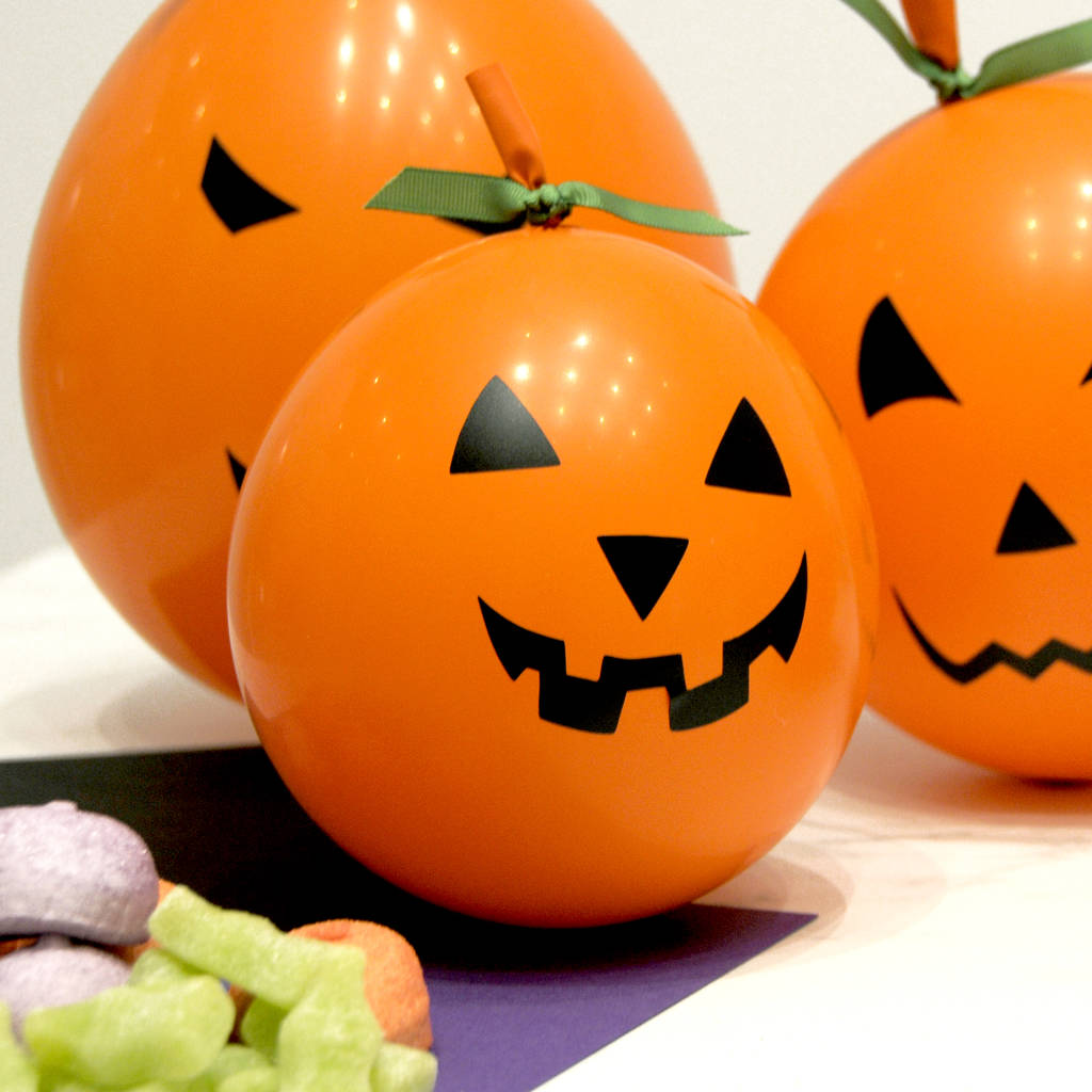 Pumpkin Gift Balloon Halloween Craft Kit By Peach Blossom