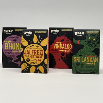Curry Night In Kit With Six Vegan Low And No Alcohol Beers Gift, 3 of 3