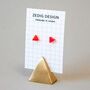 Handmade Neon Pink Triangle Stud Earrings – Fun Resin Jewellery Gift For Her, thumbnail 4 of 4