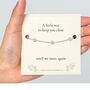 Until We Meet Again Memorial Gift With A Gold Plated Or Silver Plated Star Bracelet And Card, thumbnail 2 of 6