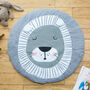 Personalised Lion Head Baby Play Mat, thumbnail 2 of 6