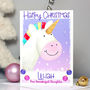 Personalised Unicorn Relation Christmas Card, thumbnail 6 of 9