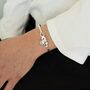 Sterling Silver Claddagh Bangle Bracelet, thumbnail 3 of 4