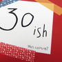Birthday '30ish… Who's Counting?' Funny Birthday Card, thumbnail 2 of 5