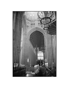 Lights, Saint Edmunds Cathedral Photographic Art Print, 3 of 4