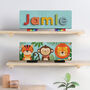 Personalised Wild Things Wooden Name Puzzle, thumbnail 1 of 6