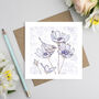 'Blue Bird And Eggs' Greeting Card, thumbnail 1 of 2