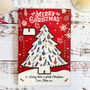 Personalised Red Birch Christmas Tree Keepsake Card And Decoration, thumbnail 5 of 5