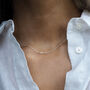 Olivia. White Opal Sterling Silver Necklace, thumbnail 1 of 4