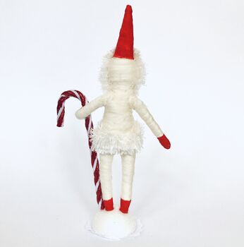 Candy Cane Girl Christmas Decoration, 3 of 7