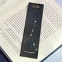 Personalised Star Sign Leather Bookmark, thumbnail 8 of 9
