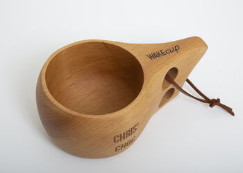 Personalised Wood Cup, 2 of 3