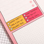 'It's A Plan' A5 Daily Desk Notepad, thumbnail 2 of 6